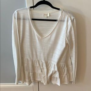 Anthropologie long sleeve top